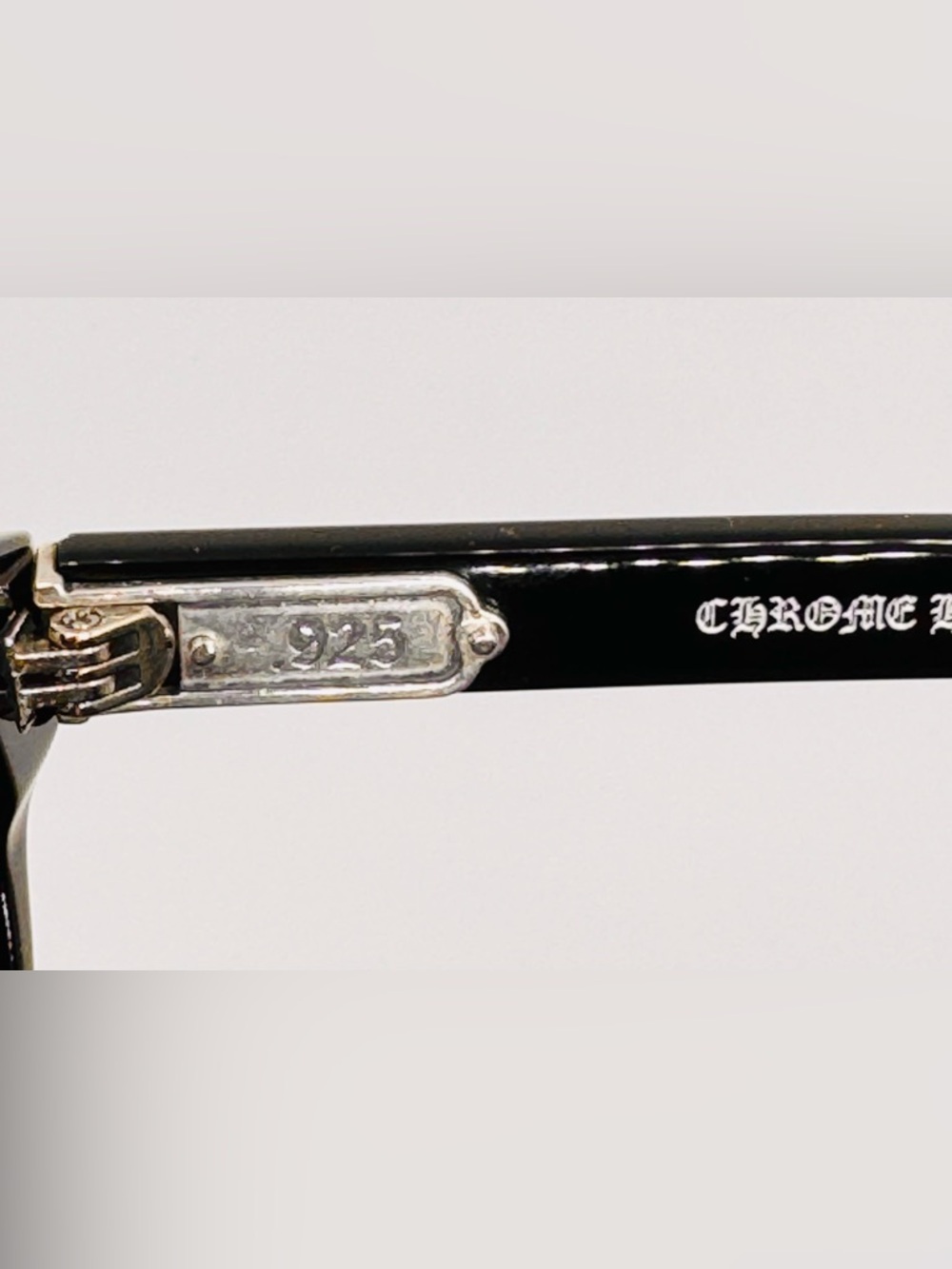 Chrome Hearts Little Dinger Havana Glasses 925 Silver 54-18-152 Japan - Picture 8 of 9